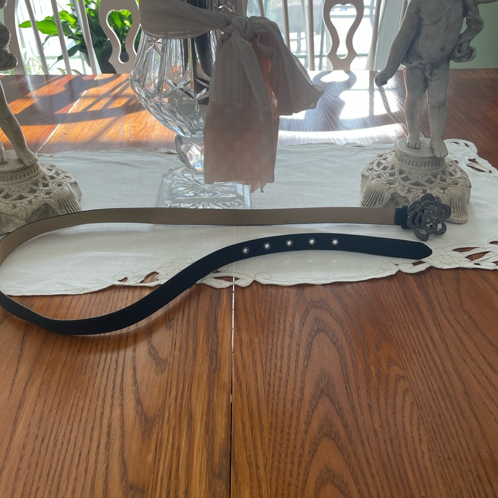 Beautiful Blingy Vintage Talbots Navy belt. - Picture 3 of 4